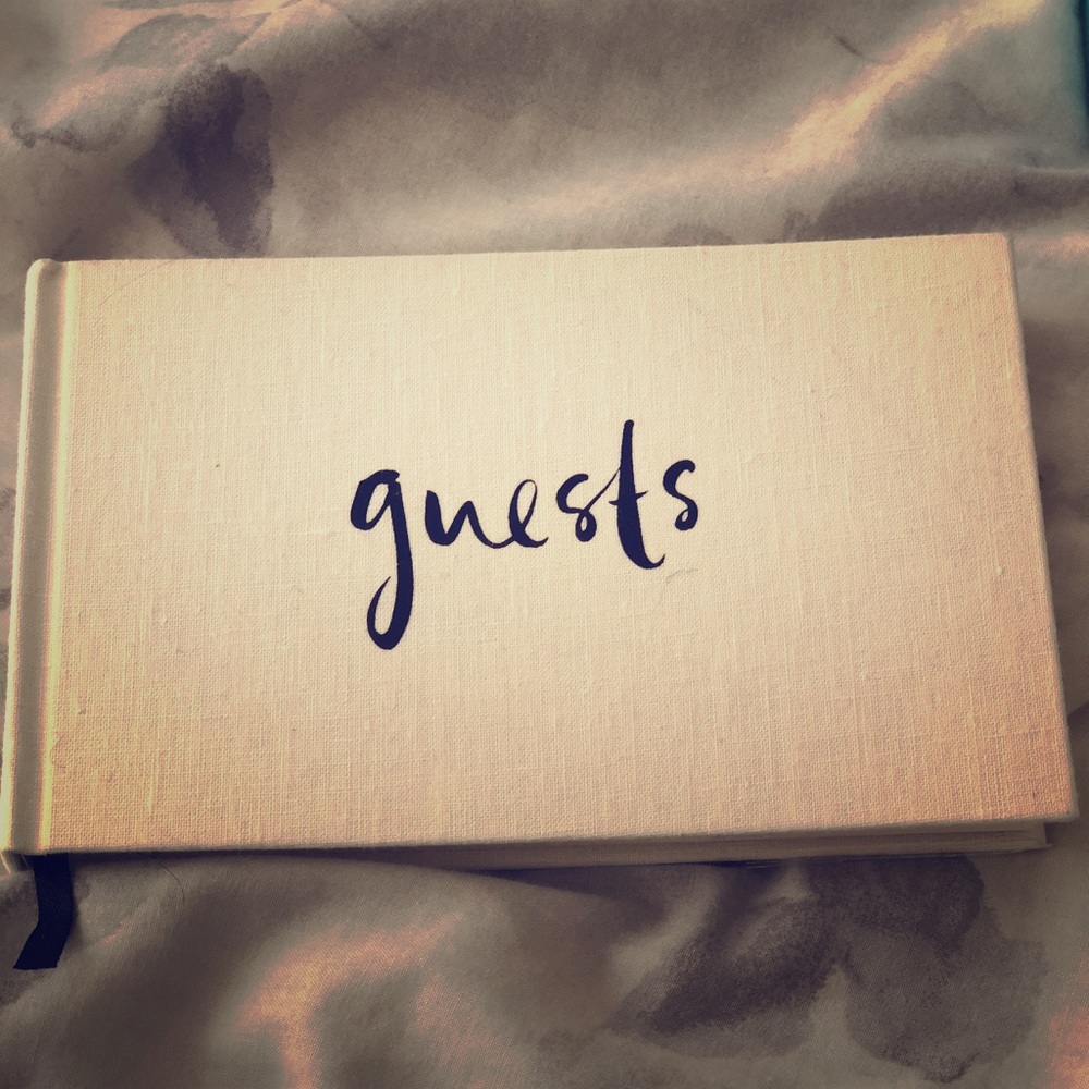 Kate Spade Guest Book